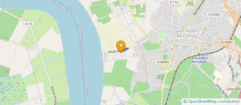 localisation de l'entreprise MONSIEUR ANDRE REBELO SANTOS  SAINT-ANDRE-DE-CUBZAC