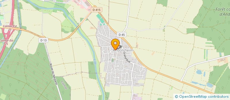 localisation de l'entreprise MONSIEUR ANDRE REBERT  ANDOLSHEIM
