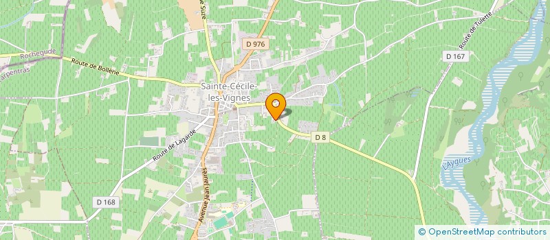 localisation de l'entreprise MONSIEUR ANDRE REBOUL  SAINTE-CECILE-LES-VIGNES