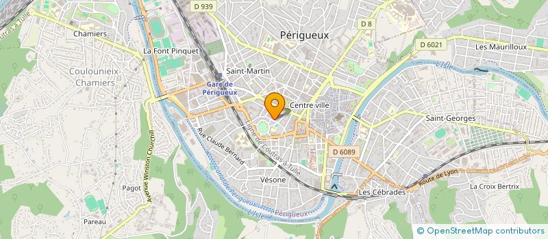 localisation de l'entreprise MONSIEUR ANDRE RECOLIN à PERIGUEUX