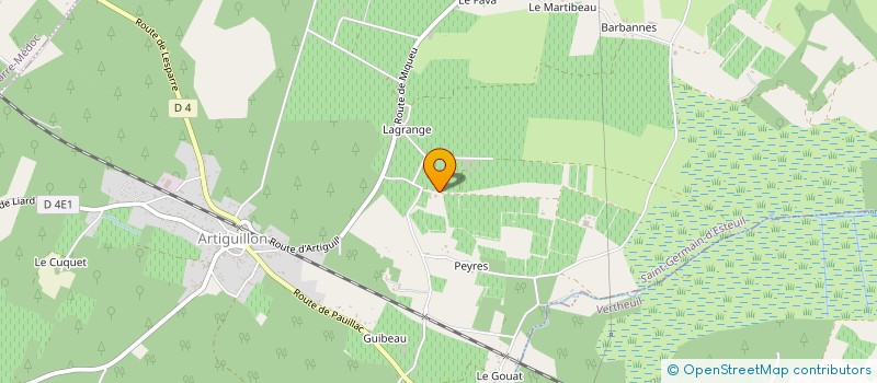 localisation de l'entreprise MONSIEUR ANDRE REGERE  QUEYRAC