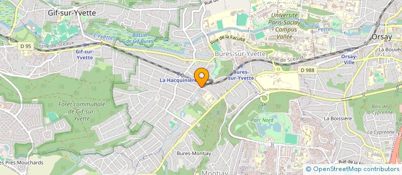 localisation de l'entreprise MONSIEUR ANDRE REGRIN  BURES-SUR-YVETTE