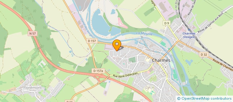 localisation de l'entreprise MONSIEUR ANDRE REMY  CHARMES