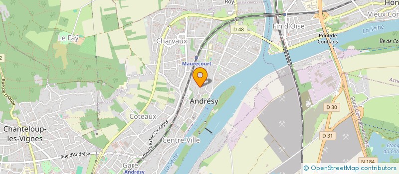 localisation de l'entreprise MONSIEUR ANDRE RENARD  ANDRESY