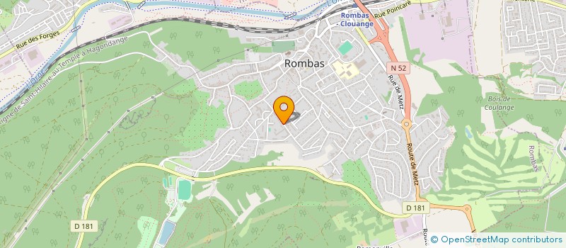 localisation de l'entreprise MONSIEUR ANDRE RENAUD  ROMBAS