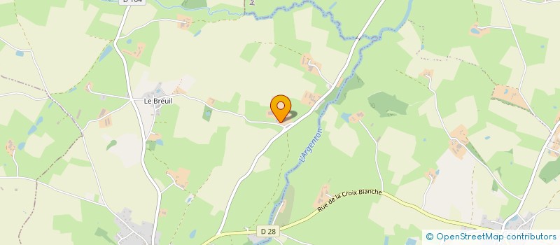 localisation de l'entreprise MONSIEUR ANDRE REULIER  VOULMENTIN