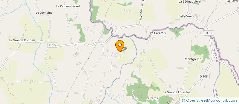 localisation de l'entreprise MONSIEUR ANDRE REUZEAU  SAINT-GEORGES-DE-REINTEMBAULT