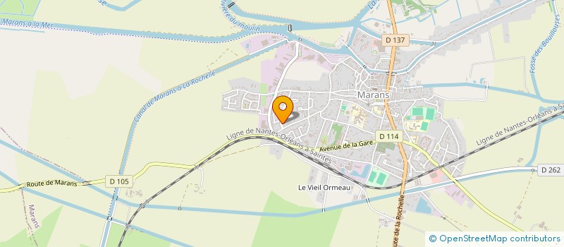 localisation de l'entreprise MONSIEUR ANDRE REVAUD  MARANS