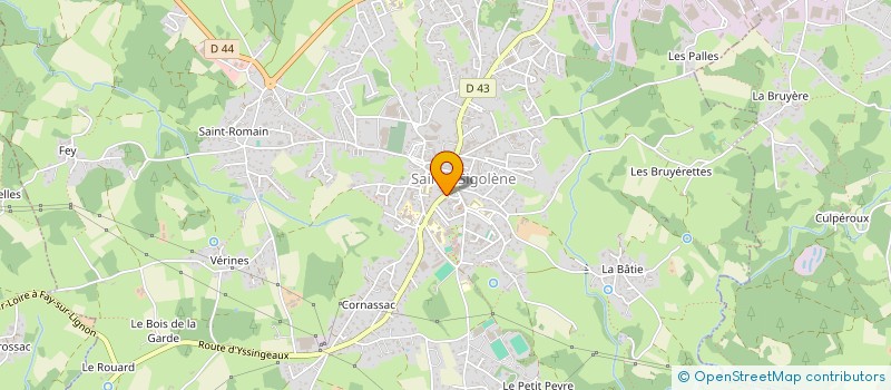localisation de l'entreprise MONSIEUR ANDRE REVIRON à SAINTE-SIGOLENE