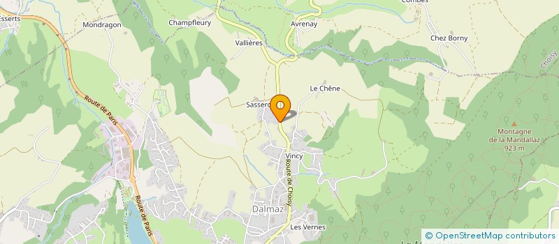 localisation de l'entreprise MONSIEUR ANDRE REVOIRE  LA BALME-DE-SILLINGY