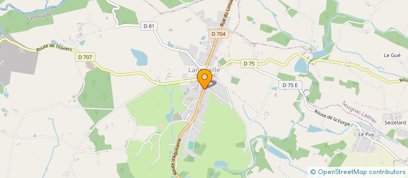 localisation de l'entreprise MONSIEUR ANDRE REY  LANOUAILLE