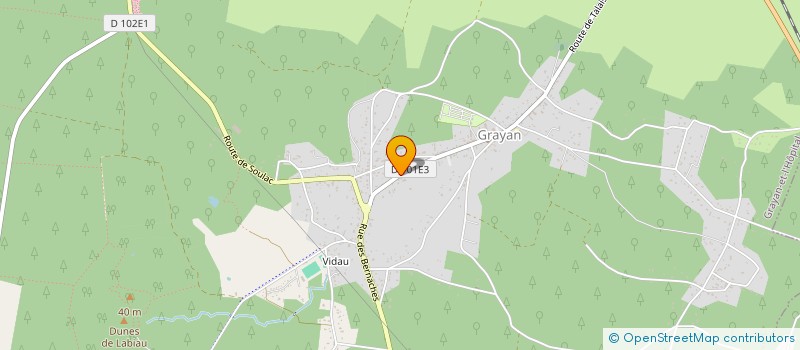 localisation de l'entreprise MONSIEUR ANDRE REY  GRAYAN-ET-L'HOPITAL