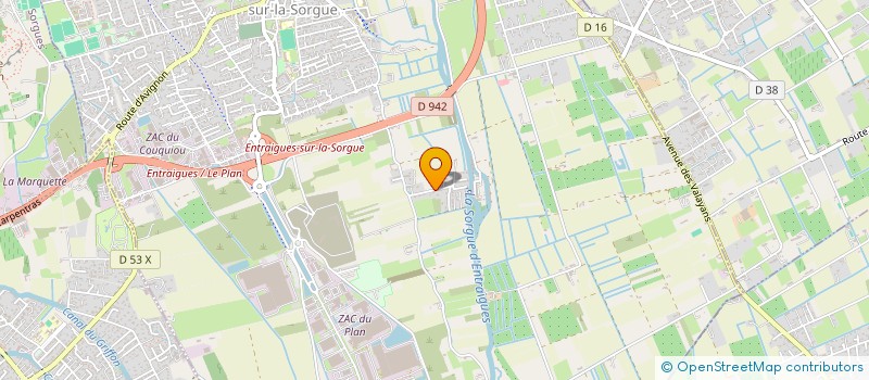 localisation de l'entreprise MONSIEUR ANDRE REY  ENTRAIGUES SUR LA SORGUE