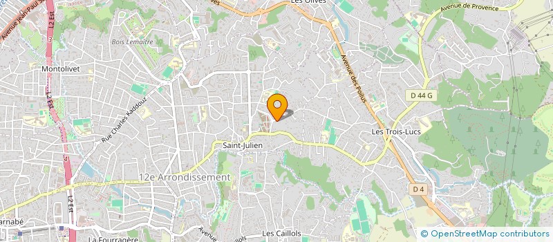 localisation de l'entreprise MONSIEUR ANDRE REYNAUD à MARSEILLE