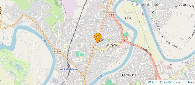 localisation de l'entreprise MONSIEUR ANDRE REYNES à ALBI