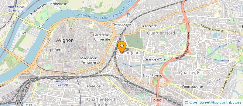 localisation de l'entreprise MONSIEUR ANDRE RIALLE  AVIGNON