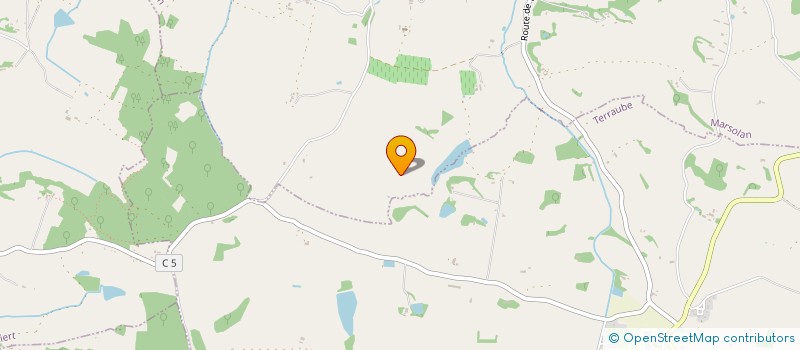localisation de l'entreprise MONSIEUR ANDRE RICAUD-TASTE  TERRAUBE