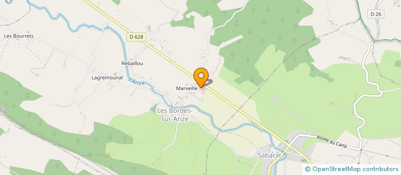 localisation de l'entreprise MONSIEUR ANDRE RICHARD à LES BORDES-SUR-ARIZE