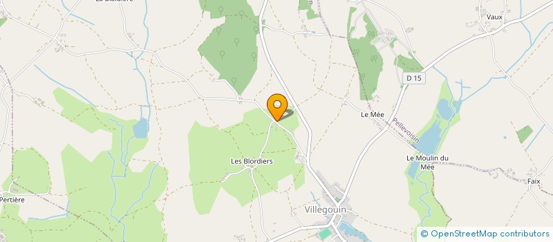 localisation de l'entreprise MONSIEUR ANDRE RICHARD à VILLEGOUIN