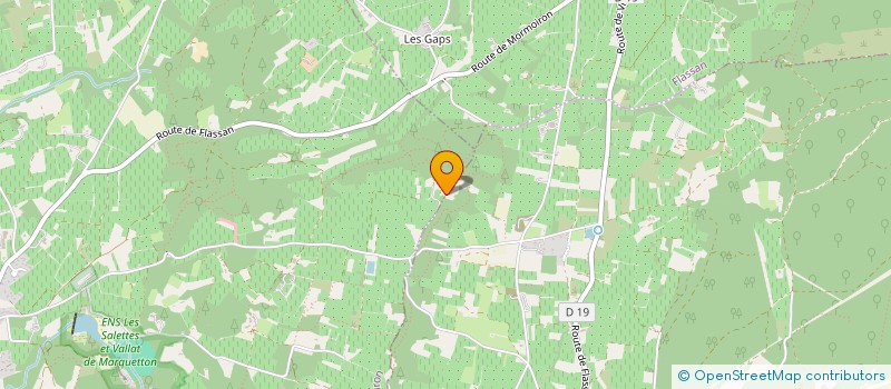 localisation de l'entreprise MONSIEUR ANDRE RIMBERT  MORMOIRON