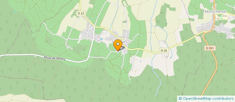 localisation de l'entreprise MONSIEUR ANDRE RION  SERMIERS