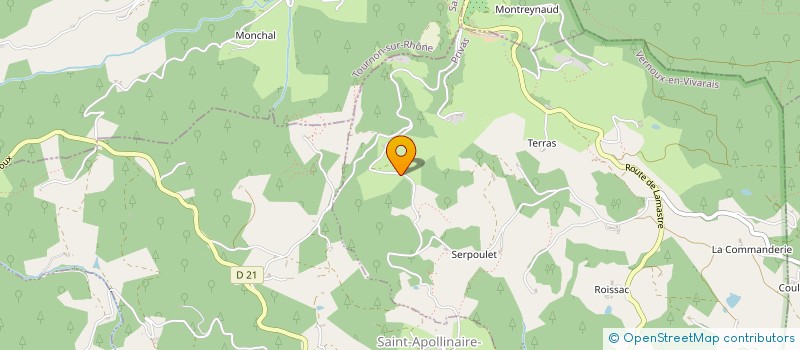 localisation de l'entreprise MONSIEUR ANDRE RISSON à VERNOUX-EN-VIVARAIS