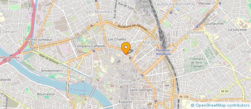 localisation de l'entreprise MONSIEUR ANDRE RIVIERE  TOULOUSE