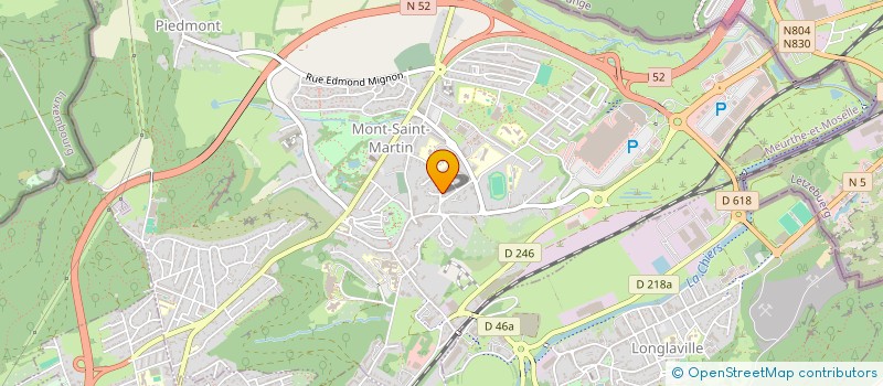 localisation de l'entreprise MONSIEUR ANDRE ROBERT  MONT-SAINT-MARTIN