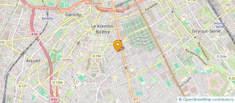 localisation de l'entreprise MONSIEUR ANDRE ROBERT LETOWSKI à LE KREMLIN-BICETRE