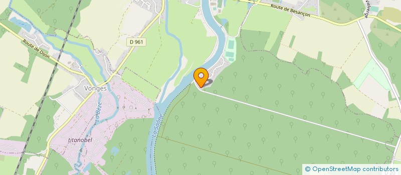 localisation de l'entreprise MONSIEUR ANDRE ROBLOT  PONTAILLER-SUR-SAONE