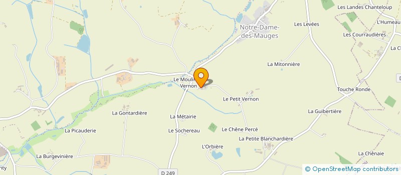 localisation de l'entreprise MONSIEUR ANDRE ROCHARD à BEAUPREAU-EN-MAUGES