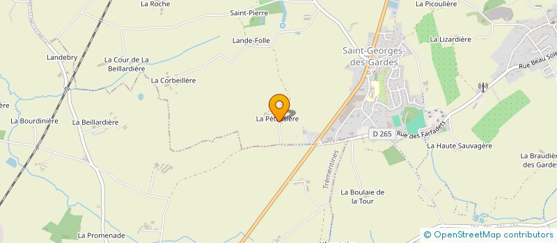 localisation de l'entreprise MONSIEUR ANDRE ROCHARD à CHEMILLE-EN-ANJOU