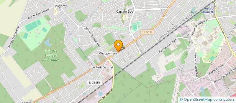 localisation de l'entreprise MONSIEUR ANDRE ROCHEREAU  PESSAC