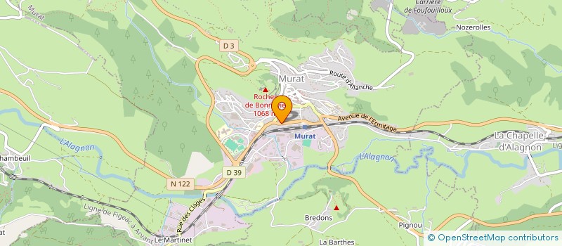 localisation de l'entreprise MONSIEUR ANDRE ROCHES à MURAT
