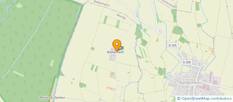 localisation de l'entreprise MONSIEUR ANDRE ROESCH  MUSSIG