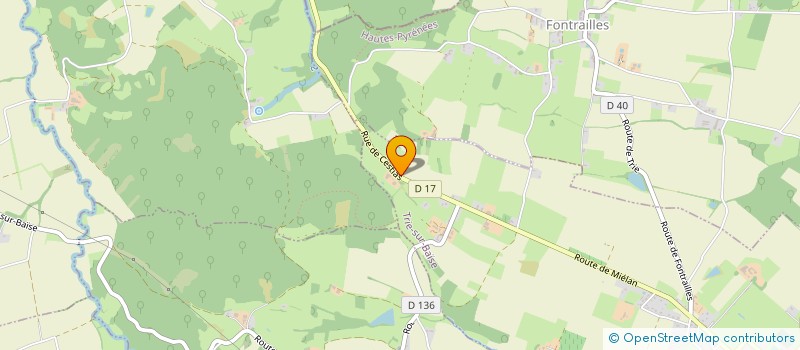 localisation de l'entreprise MONSIEUR ANDRE ROGER SABATHIE  TRIE-SUR-BAISE