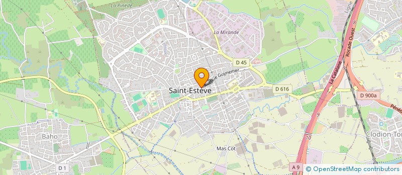 localisation de l'entreprise MONSIEUR ANDRE ROIGT  SAINT-ESTEVE