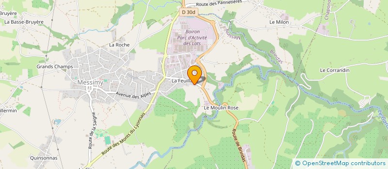 localisation de l'entreprise MONSIEUR ANDRE ROQUE LOURENCO  MESSIMY