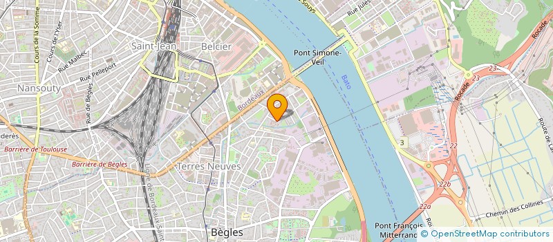 localisation de l'entreprise MONSIEUR ANDRE ROSA DE DEUS à BEGLES