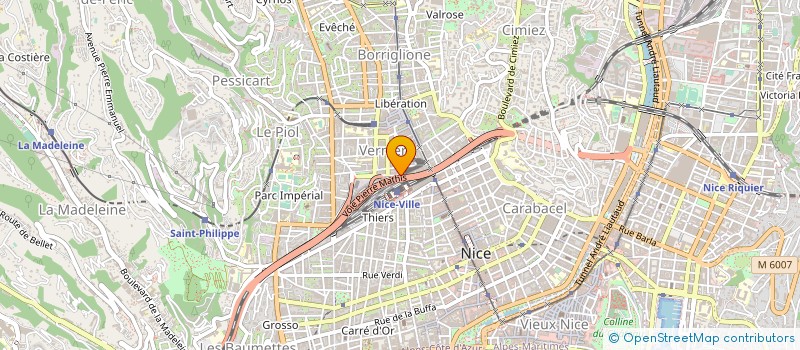 localisation de l'entreprise MONSIEUR ANDRE ROUBAUD à NICE