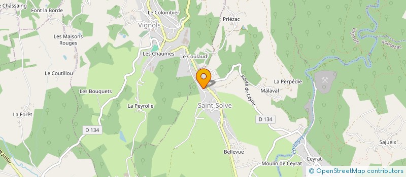 localisation de l'entreprise MONSIEUR ANDRE ROUGIER à SAINT-BONNET-LA-RIVIERE