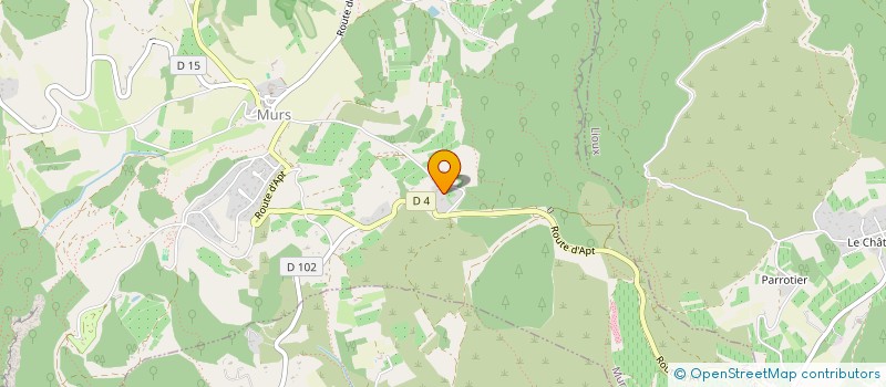 localisation de l'entreprise MONSIEUR ANDRE ROUQUET  GORDES