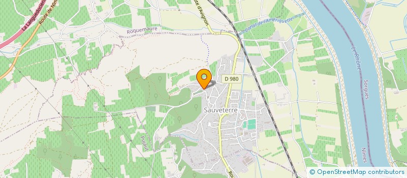 localisation de l'entreprise MONSIEUR ANDRE ROURE  SAUVETERRE