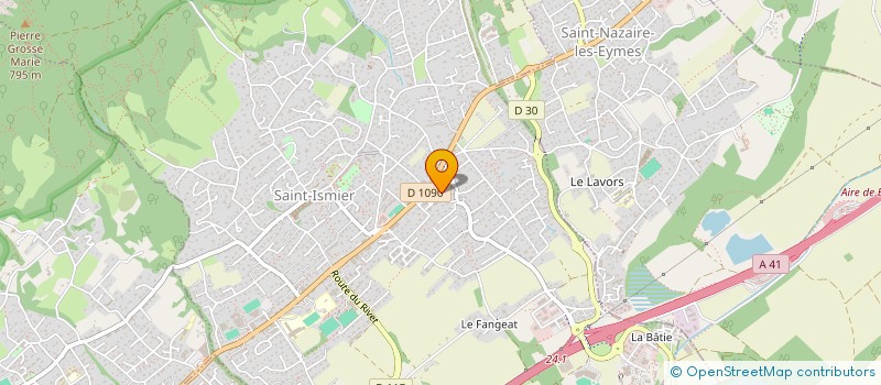 localisation de l'entreprise MONSIEUR ANDRE ROUSSIGNOL  SAINT-ISMIER