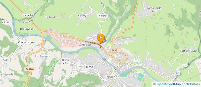 localisation de l'entreprise MONSIEUR ANDRE ROUSTAN  LE CAYROL