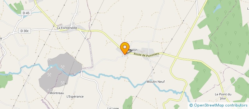 localisation de l'entreprise MONSIEUR ANDRE ROUTET à ORSENNES
