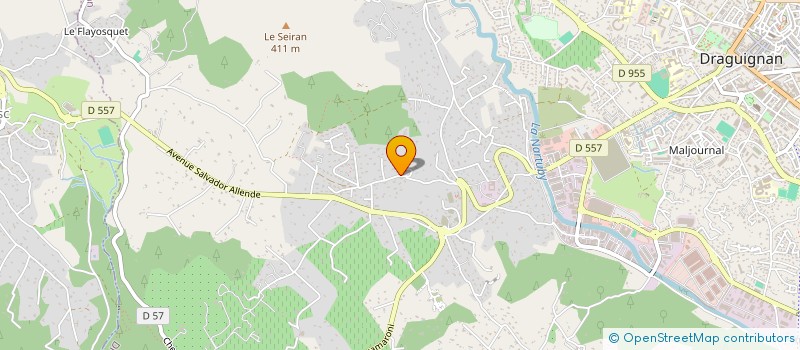 localisation de l'entreprise MONSIEUR ANDRE ROUVIER  DRAGUIGNAN