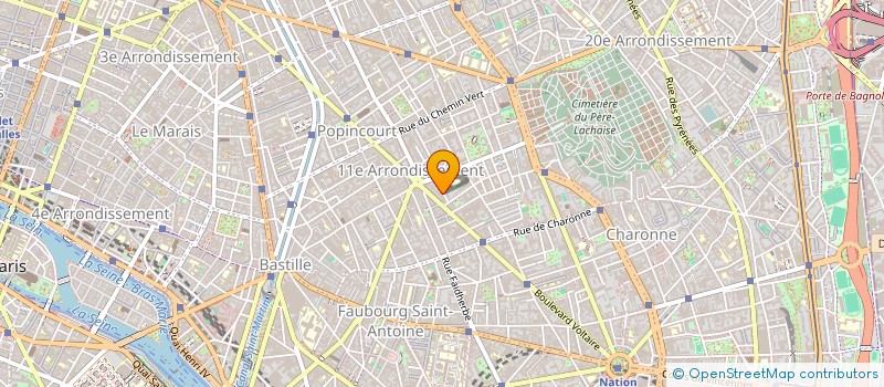 localisation de l'entreprise MONSIEUR ANDRE ROUX  PARIS