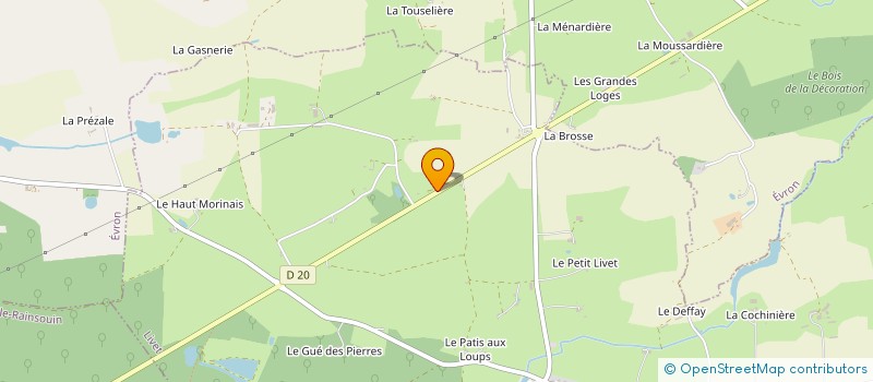 localisation de l'entreprise MONSIEUR ANDRE ROYER à EVRON