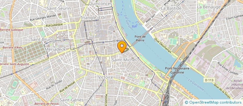 localisation de l'entreprise MONSIEUR ANDRE RUAULT à BORDEAUX